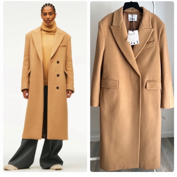 Wool coat women zara Clearance